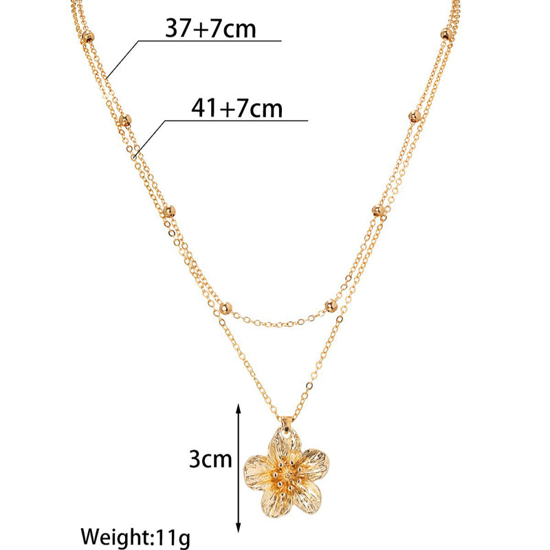 Blomma Hänge Halsband