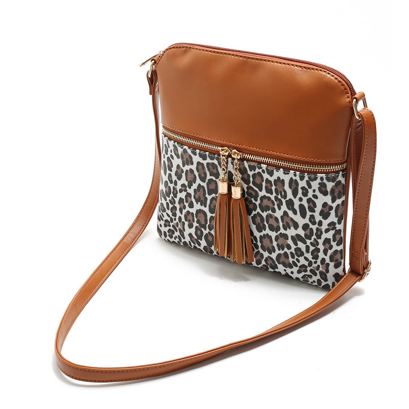 Vintage Leopardväska
