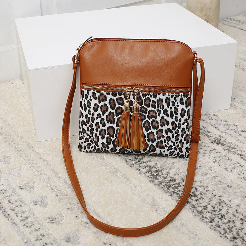Vintage Leopardväska