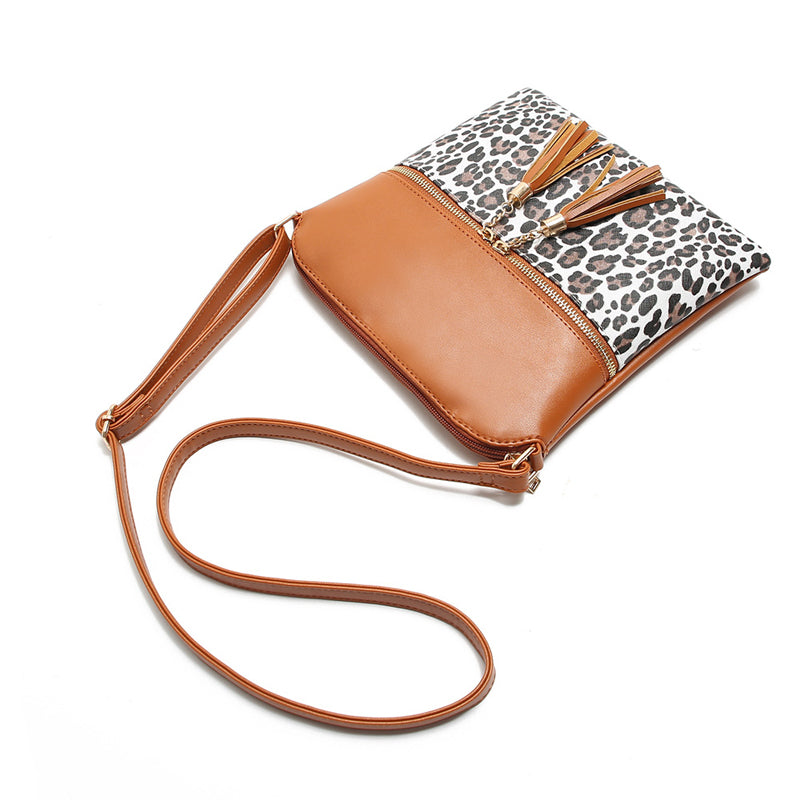 Vintage Leopardväska