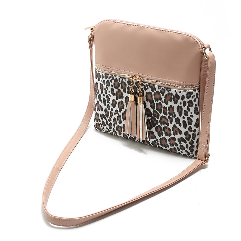 Vintage Leopardväska