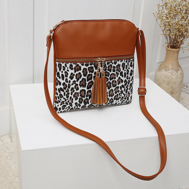 Vintage Leopardväska