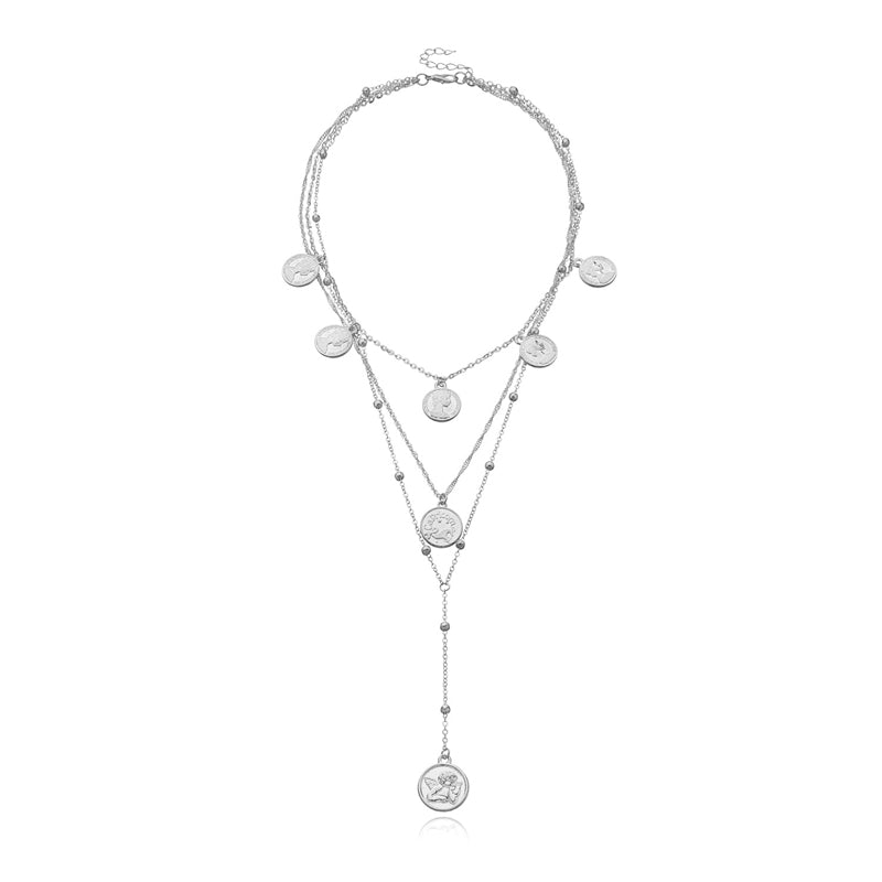 Vintage Bohemiskt Hänge Halsband