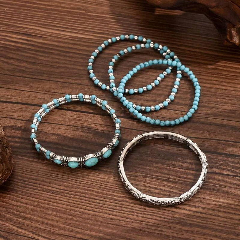Bohemiskt Armband Med Pärlor