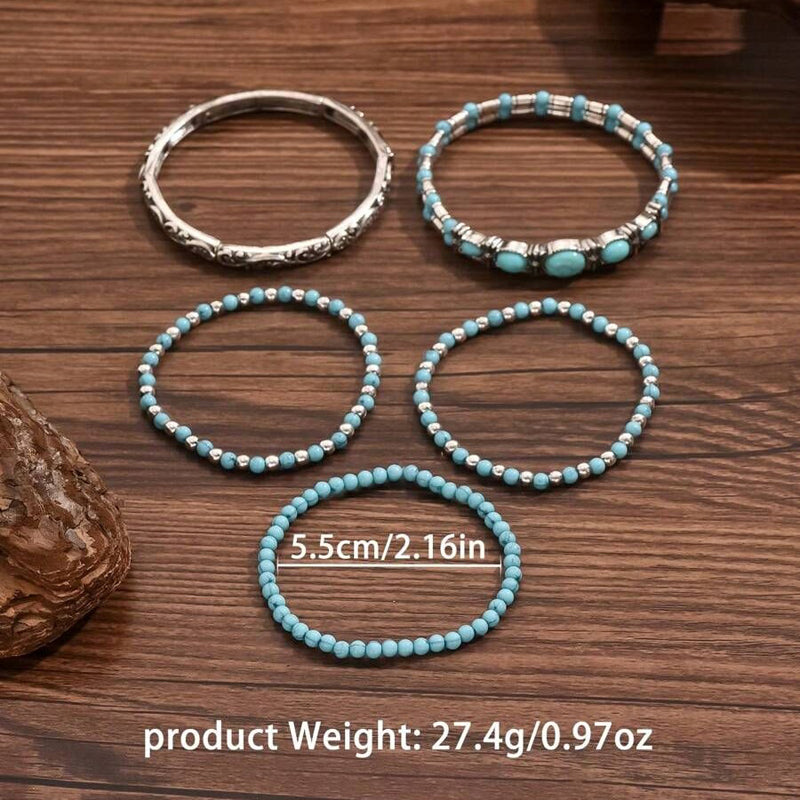 Bohemiskt Armband Med Pärlor
