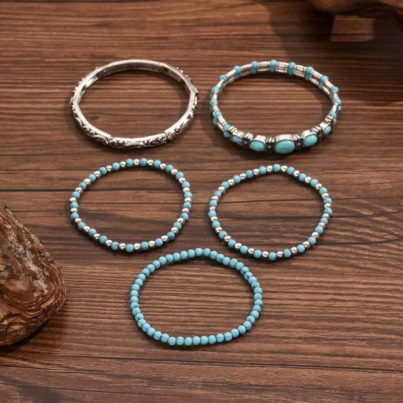 Bohemiskt Armband Med Pärlor