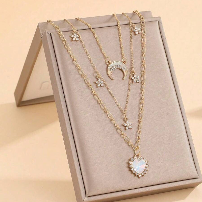 Vintage Bohemiskt Hänge Halsband