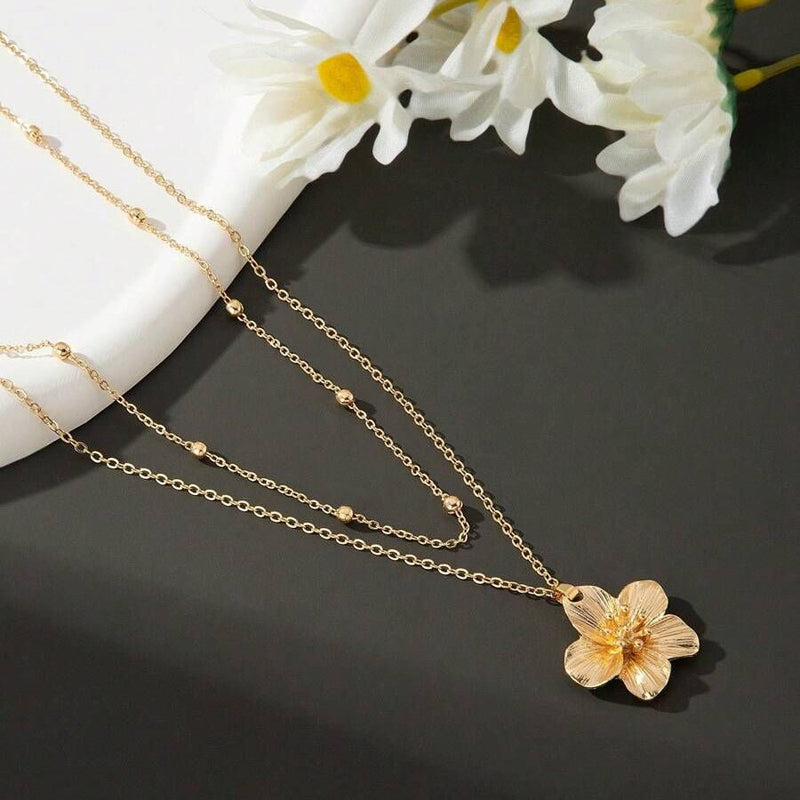 Blomma Hänge Halsband