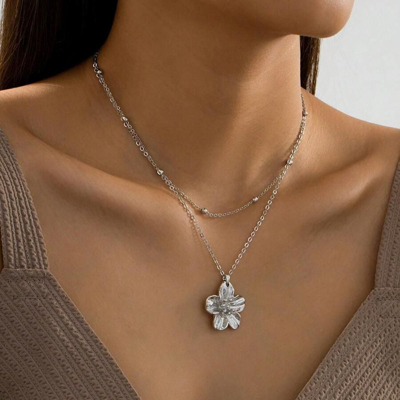 Blomma Hänge Halsband