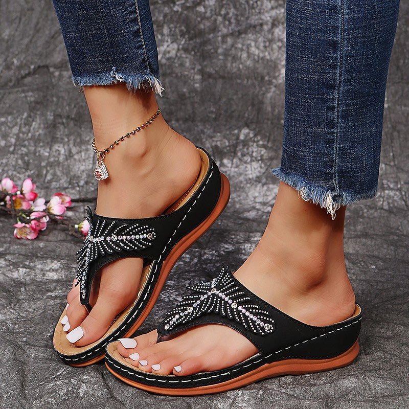 Casual Plattformade Tofflor