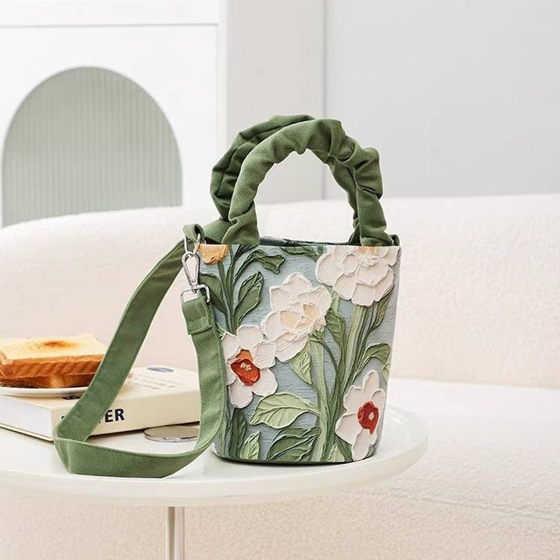 Vintage Blommönster Väska