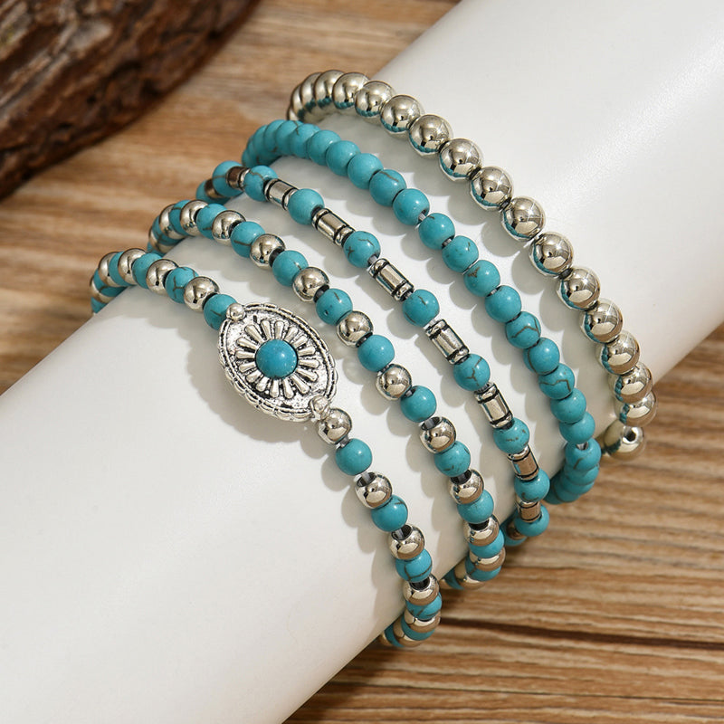 Bohemiskt Armband Med Pärlor
