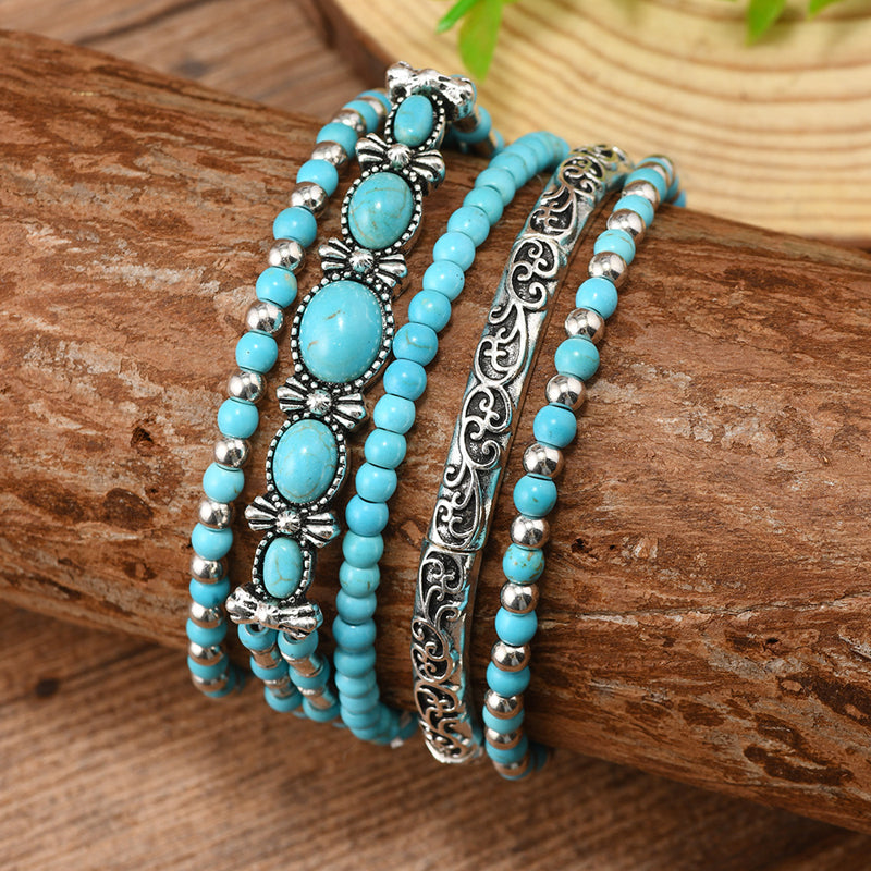 Bohemiskt Armband Med Pärlor
