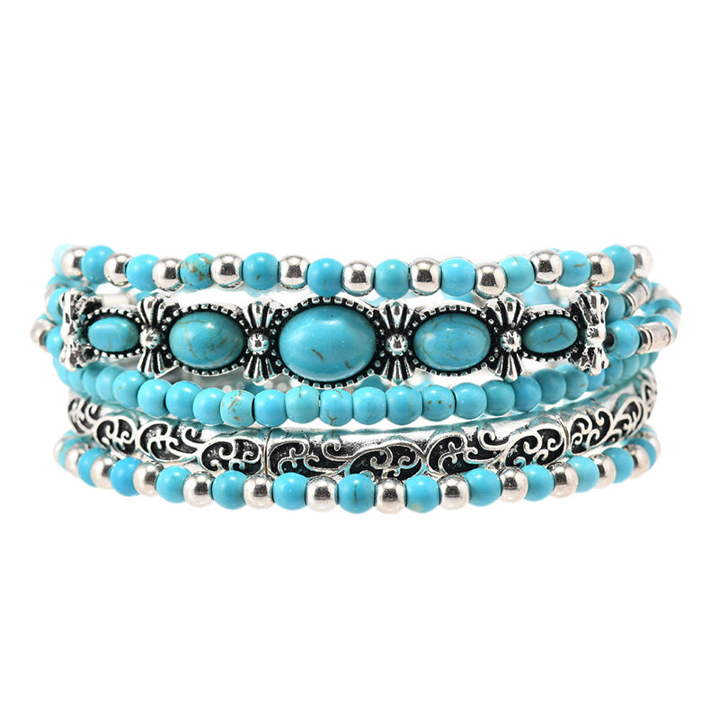 Bohemiskt Armband Med Pärlor