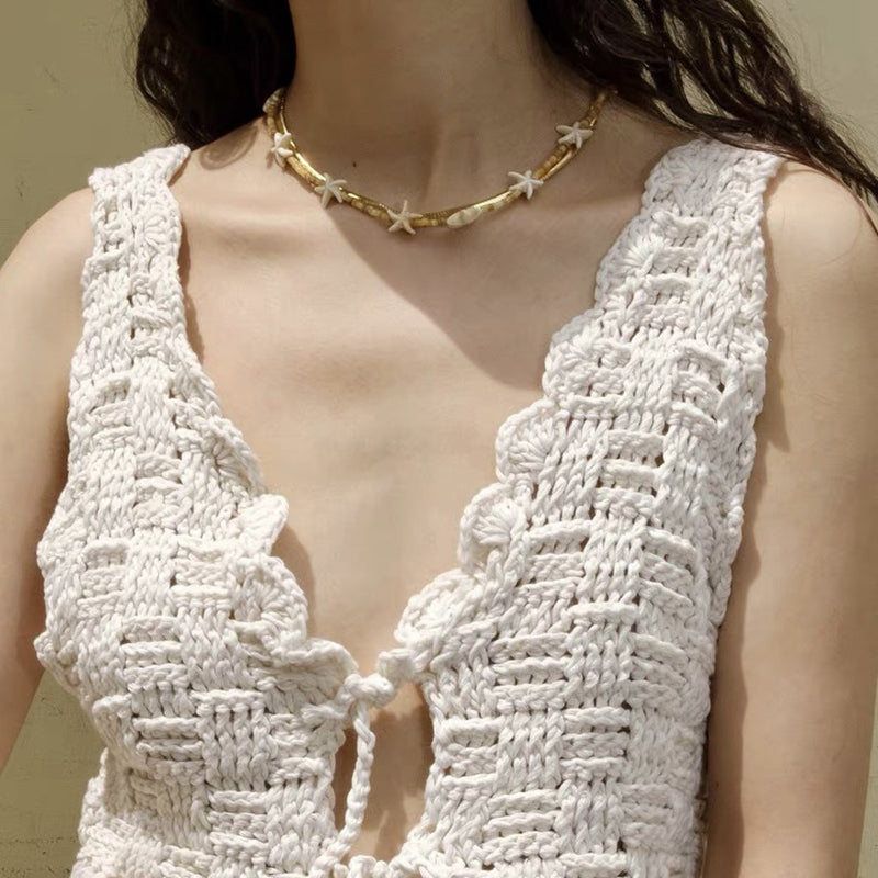 Avslappnad Strandhalsband