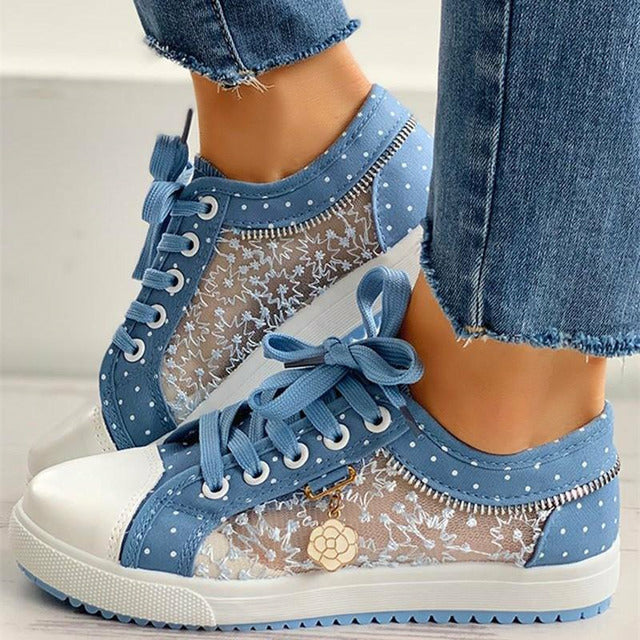 Andningsbara Canvas Sneakers