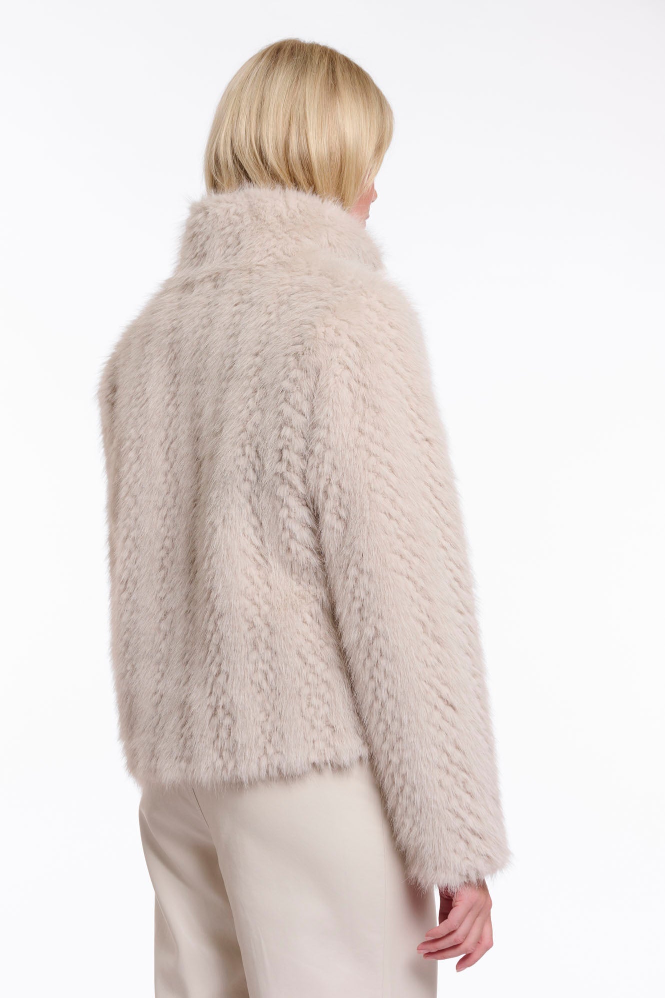 ALINE | Lyxig Fuskpälsjacka