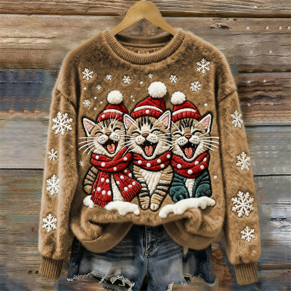 Julemys Kattsång Christmas Sweater