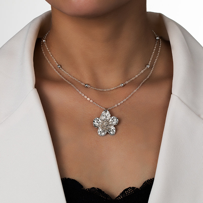 Blomma Hänge Halsband