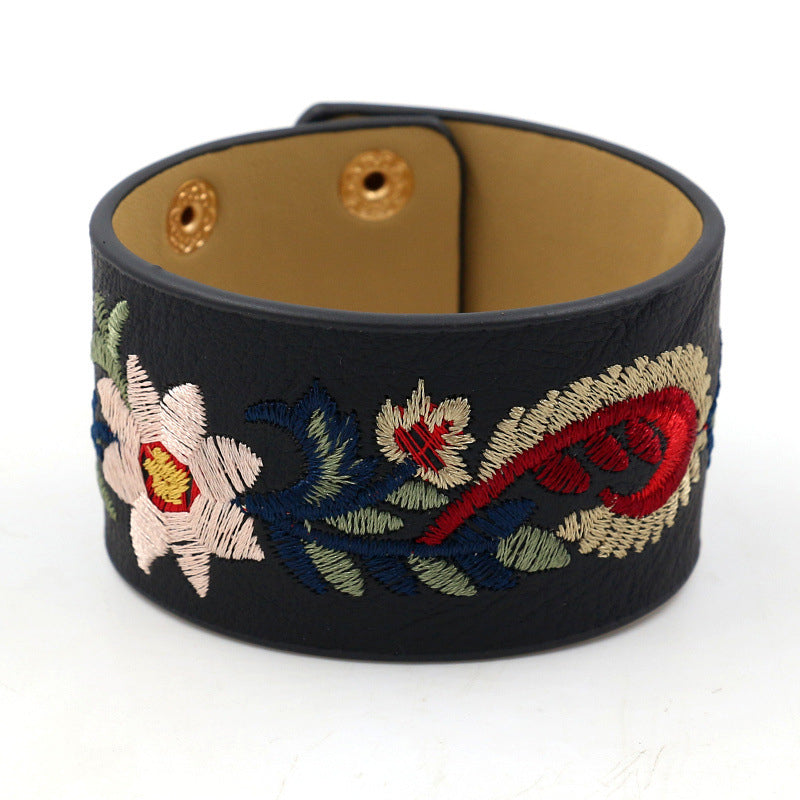 Vintage Bohemiskt Blommigt Armband