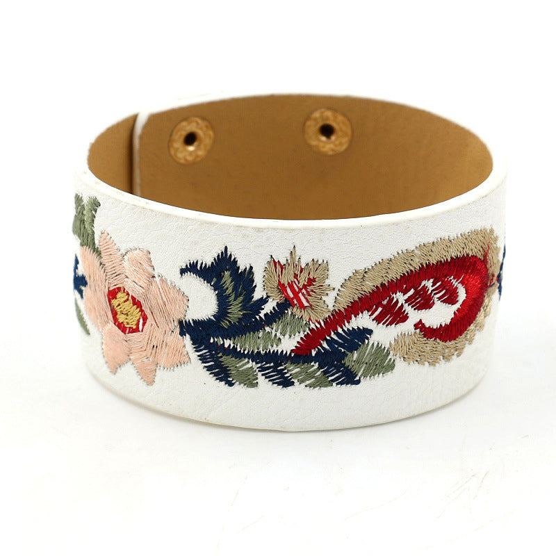 Vintage Bohemiskt Blommigt Armband