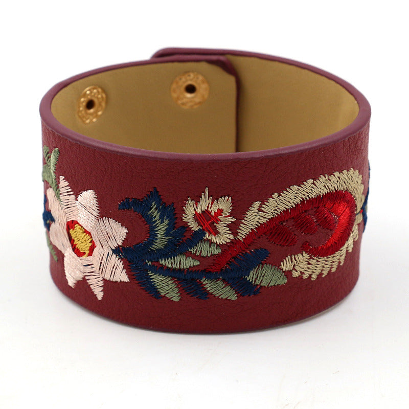 Vintage Bohemiskt Blommigt Armband