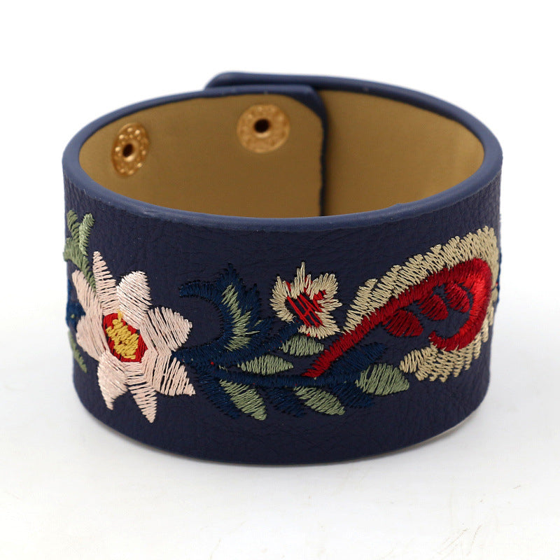 Vintage Bohemiskt Blommigt Armband