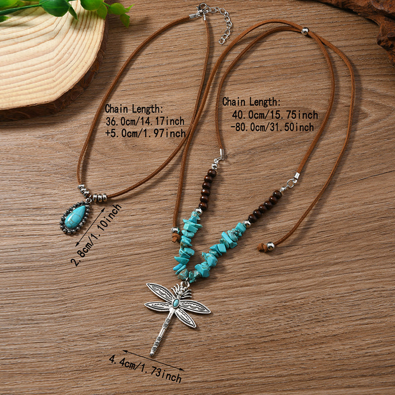 Vintage Bohemiskt Hänge Halsband