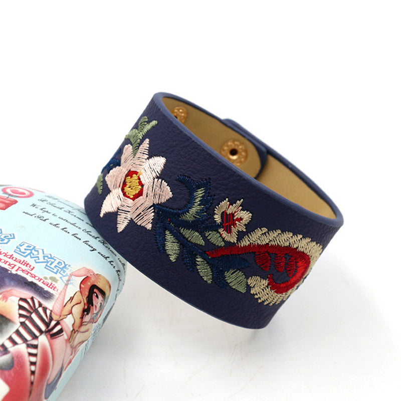 Vintage Bohemiskt Blommigt Armband