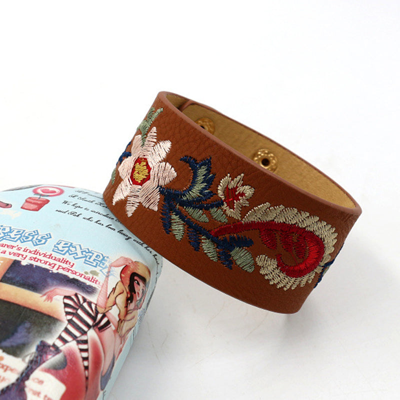 Vintage Bohemiskt Blommigt Armband