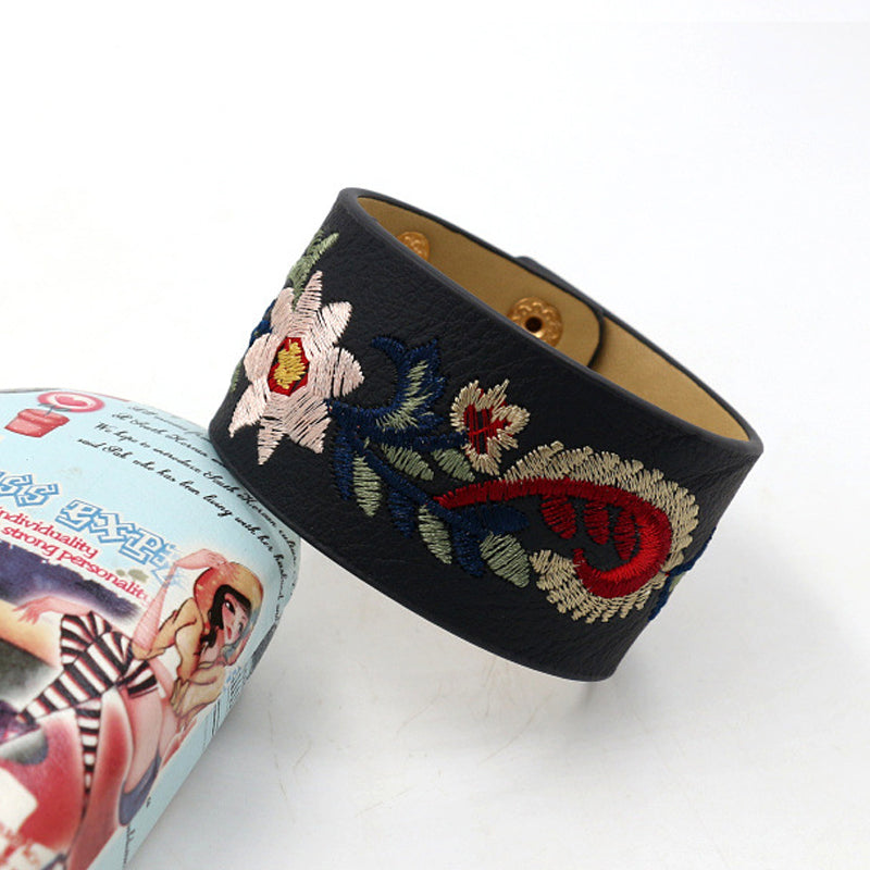 Vintage Bohemiskt Blommigt Armband