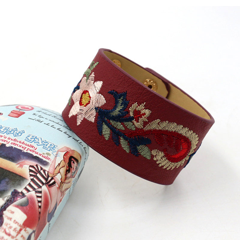 Vintage Bohemiskt Blommigt Armband
