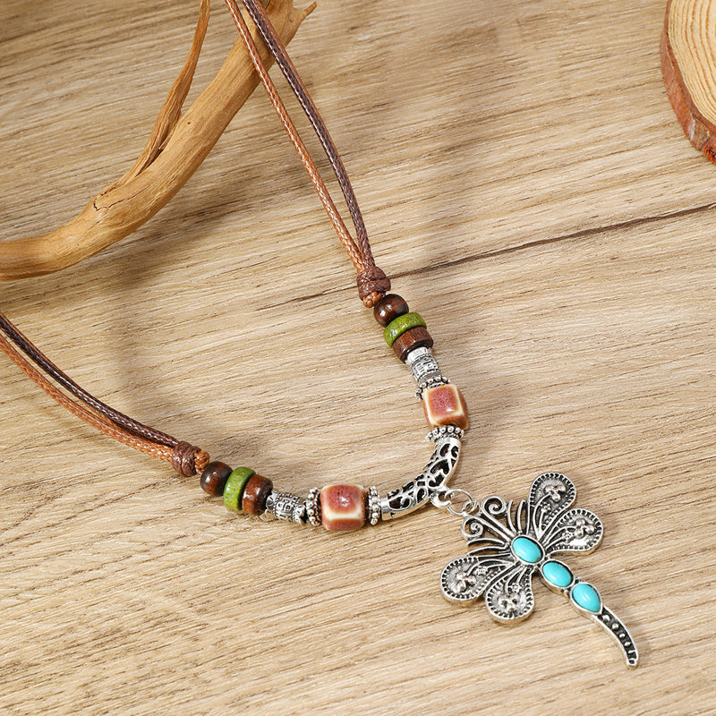 Vintage Bohemiskt Hänge Halsband