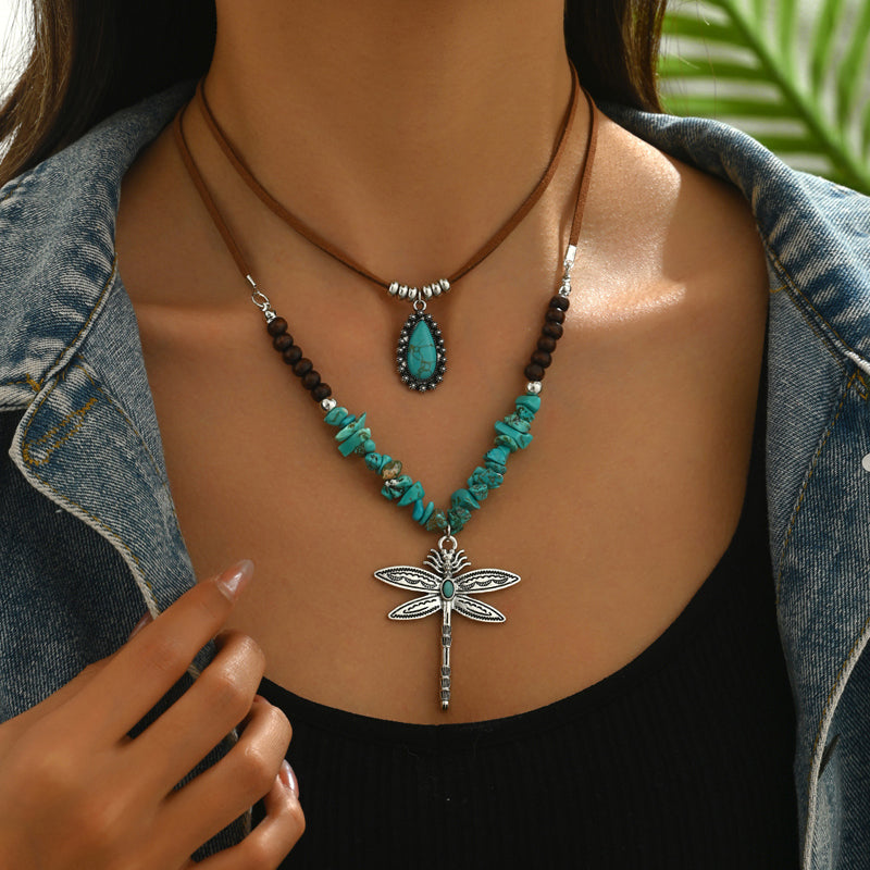 Vintage Bohemiskt Hänge Halsband