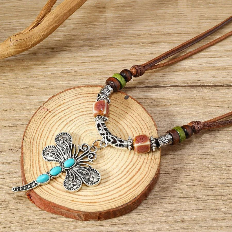 Vintage Bohemiskt Hänge Halsband