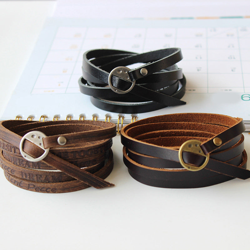 Vintage Läderarmband