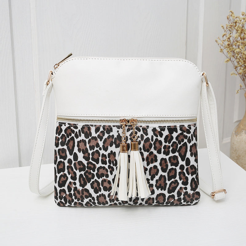 Vintage Leopardväska