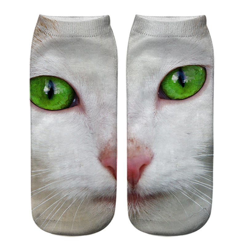 Kreativa Strumpor Med Katttryck