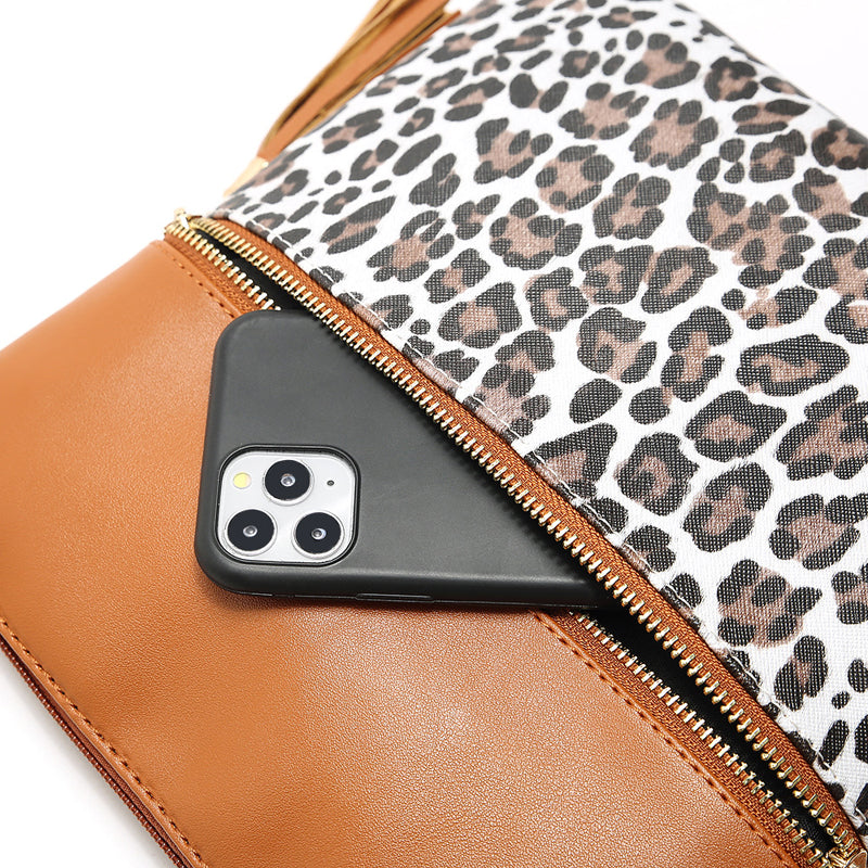 Vintage Leopardväska