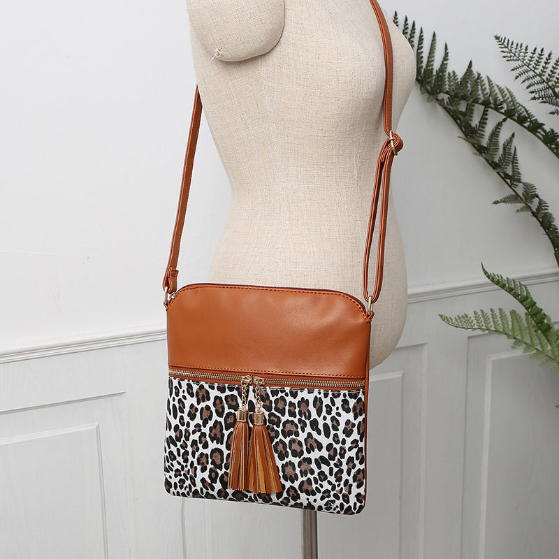 Vintage Leopardväska