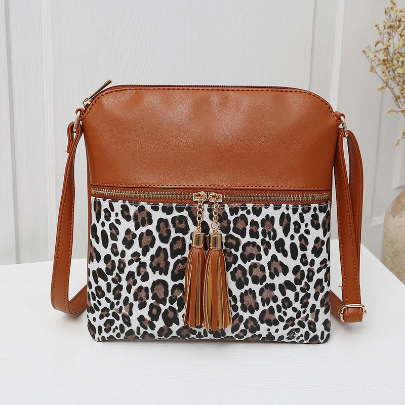 Vintage Leopardväska