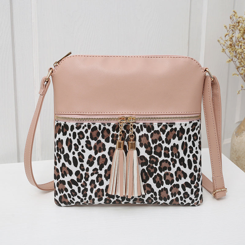 Vintage Leopardväska