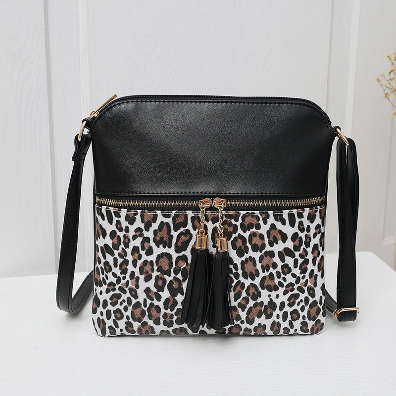 Vintage Leopardväska