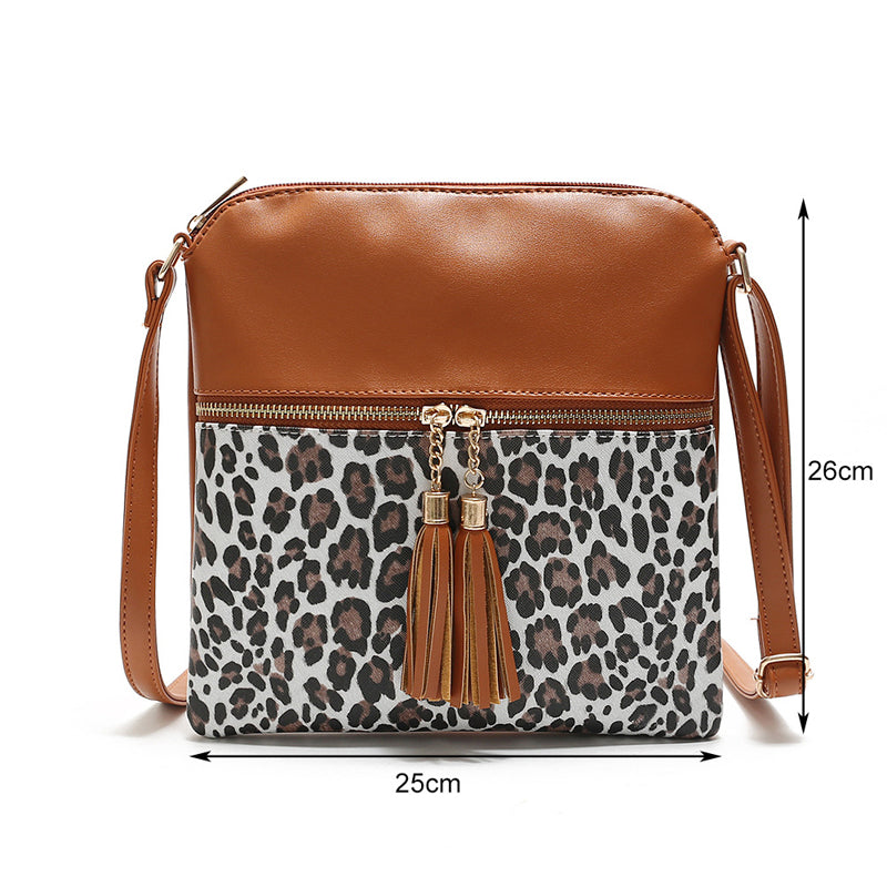 Vintage Leopardväska