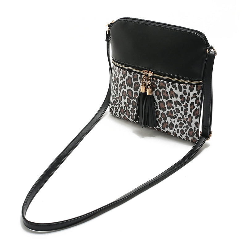 Vintage Leopardväska
