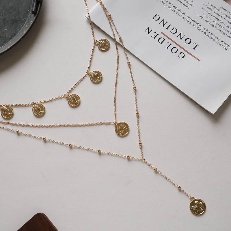 Vintage Bohemiskt Hänge Halsband