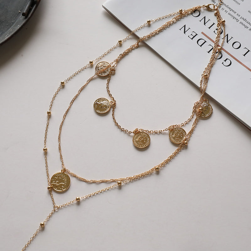 Vintage Bohemiskt Hänge Halsband
