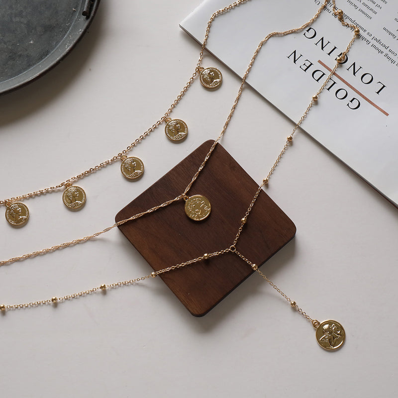 Vintage Bohemiskt Hänge Halsband