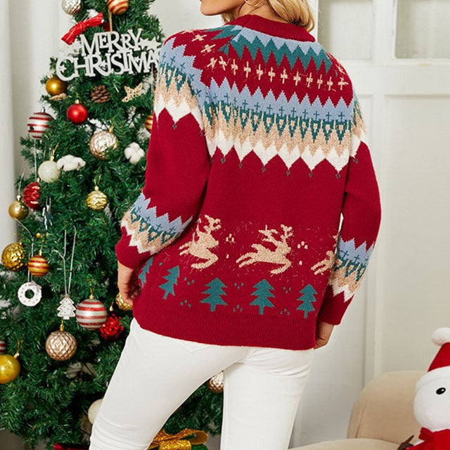 Jul Casual Stickad Tröja