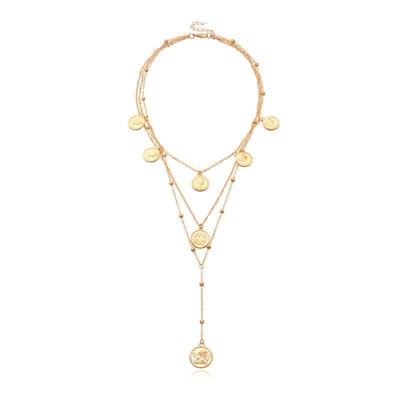 Vintage Bohemiskt Hänge Halsband